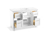 Kohler Quo 48" bathroom vanity cabinet with sink and quartz top