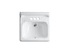KOHLER K-2861 Hudson 19" Rectangular Wall-mount Bathroom Sink