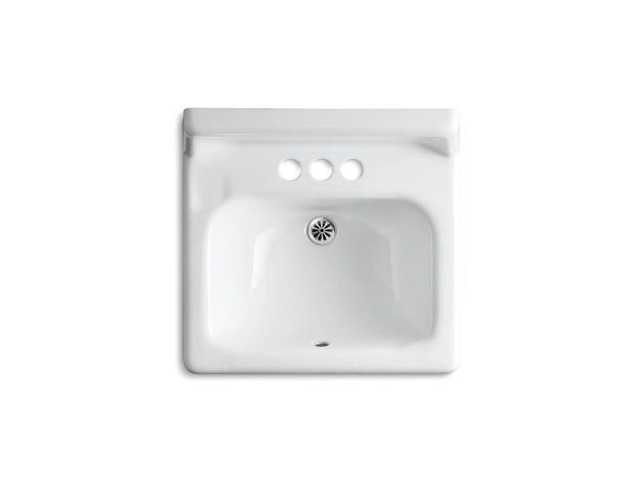 KOHLER K-2861 Hudson 19" Rectangular Wall-mount Bathroom Sink