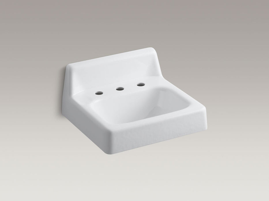 KOHLER K-2863 Hudson 19" Rectangular Wall-mount Bathroom Sink