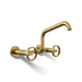 Kohler Billet Two-hole wall-mount bridge kitchen sink faucet
