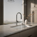 Kohler Billet Pull-down kitchen sink faucet with two-function sprayhead