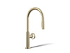 KOHLER KOHLER K-28669-9 Billet Pull-down kitchen sink faucet with two-function sprayhead