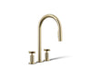 Kohler Billet Pull-down kitchen sink faucet with two-function sprayhead
