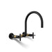 Kohler Billet Two-hole wall-mount bridge kitchen sink faucet