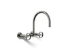 Kohler Billet Two-hole wall-mount bridge kitchen sink faucet