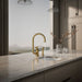 Kohler Billet Single-handle bar sink faucet with two-function extended-reach spout and side sprayer
