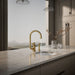 Kohler Billet Single-handle bar sink faucet with two-function extended-reach spout and side sprayer