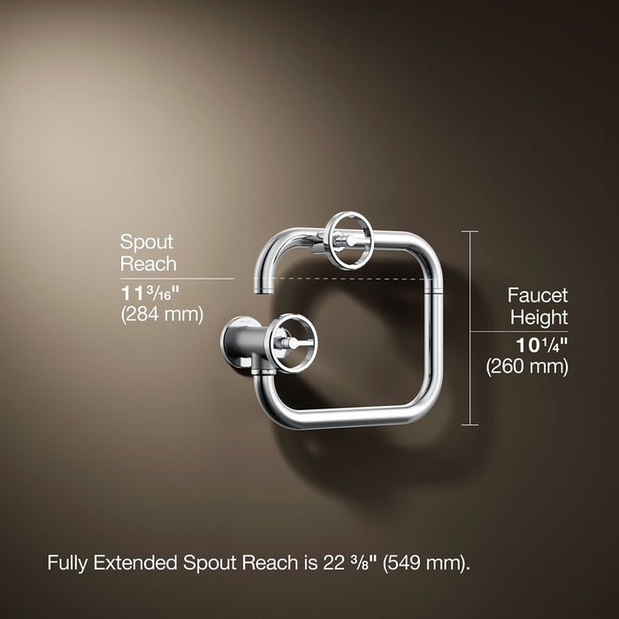 KOHLER K-28678-9 Billet Wall-mount pot filler