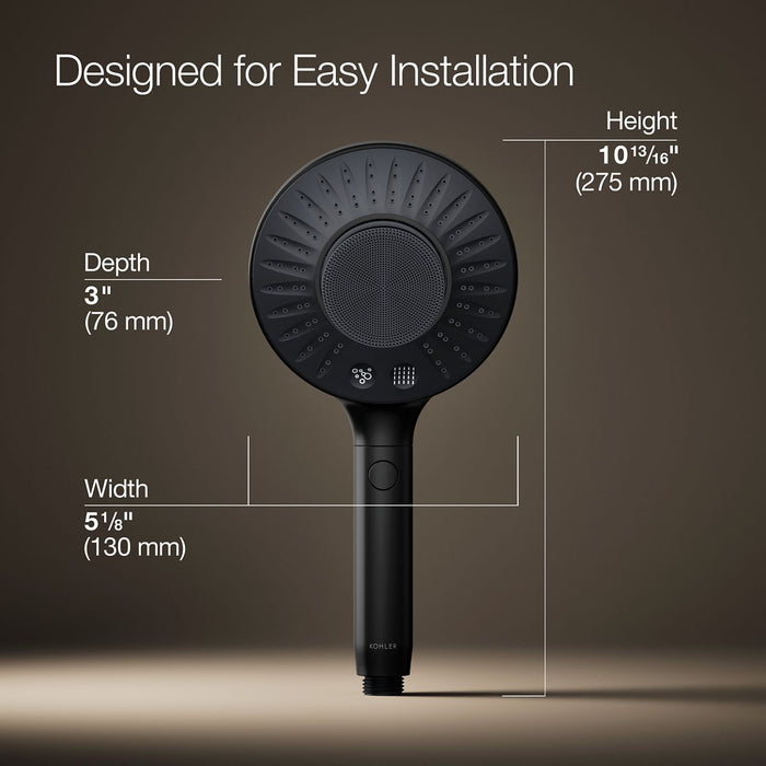 KOHLER K-28682-Y SpaViva Two-function handshower with all-in-one cleansing device, 2.5 gpm