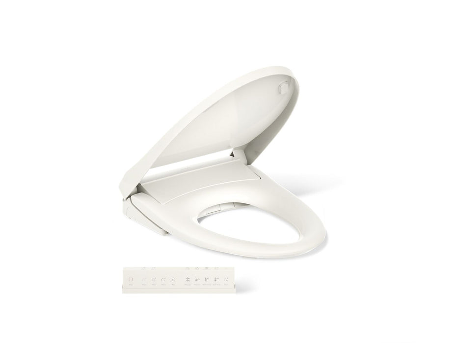 Kohler PureWash Elongated bidet toilet seat with remote control