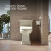 Kohler PureWash Elongated bidet toilet seat with remote control
