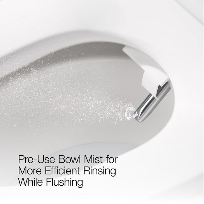 Kohler PureWash Elongated bidet toilet seat with remote control