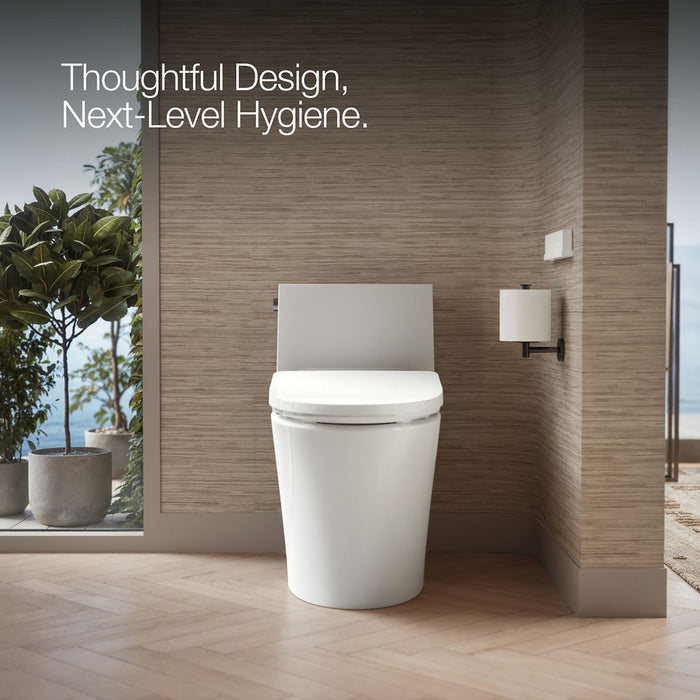 Kohler PureWash Elongated bidet toilet seat with remote control