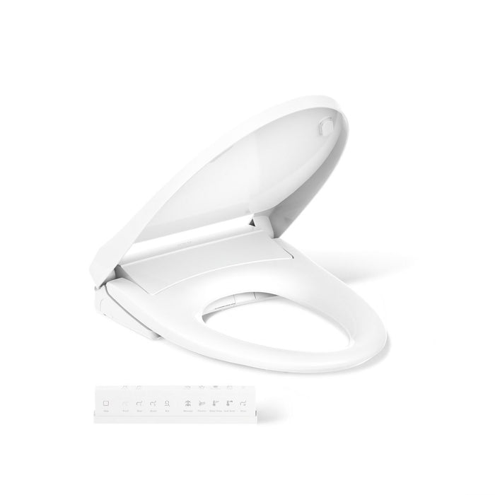 Kohler PureWash Elongated bidet toilet seat with remote control