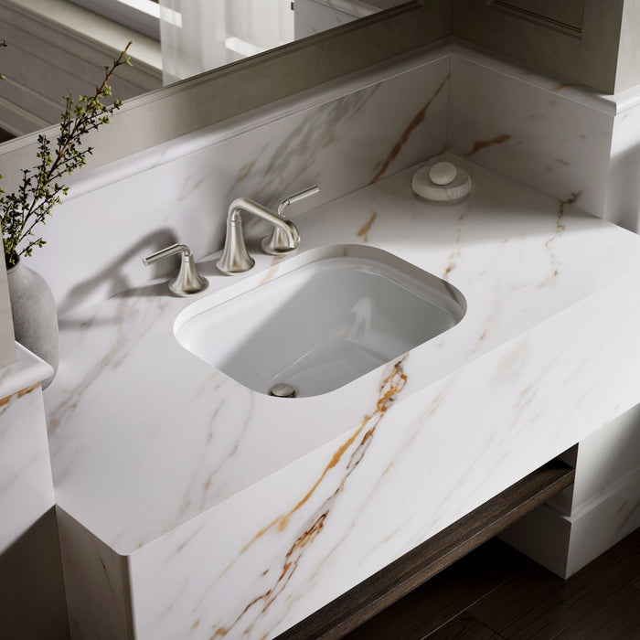 KOHLER K-2890-8U Tahoe 20" rectangular undermount bathroom sink