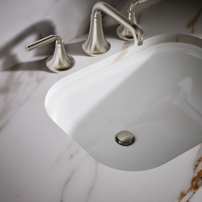 KOHLER K-2890-8U Tahoe 20" rectangular undermount bathroom sink