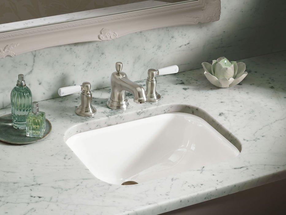 KOHLER K-2890-8U Tahoe 20" rectangular undermount bathroom sink