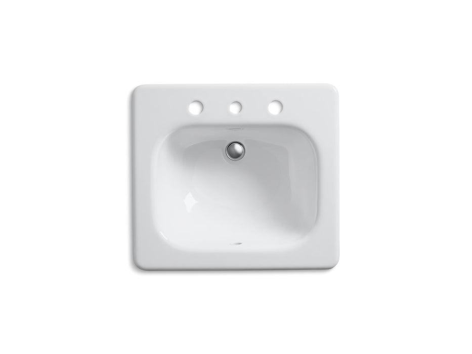 Kohler Tahoe 21" rectangular drop-in bathroom sink