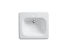 KOHLER K-2895-1 Tahoe 21" rectangular drop-in bathroom sink