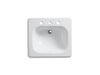KOHLER K-2895-8 Tahoe 21" rectangular drop-in bathroom sink