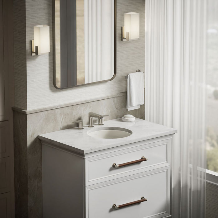 Kohler Caxton 16-1/8" round undermount bathroom sink, no overflow