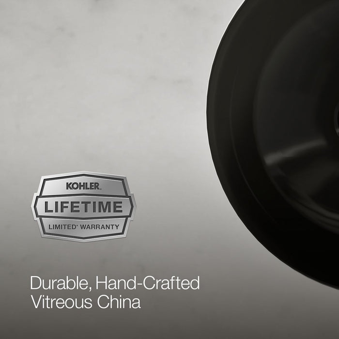 Kohler Caxton 16-1/8" round undermount bathroom sink, no overflow