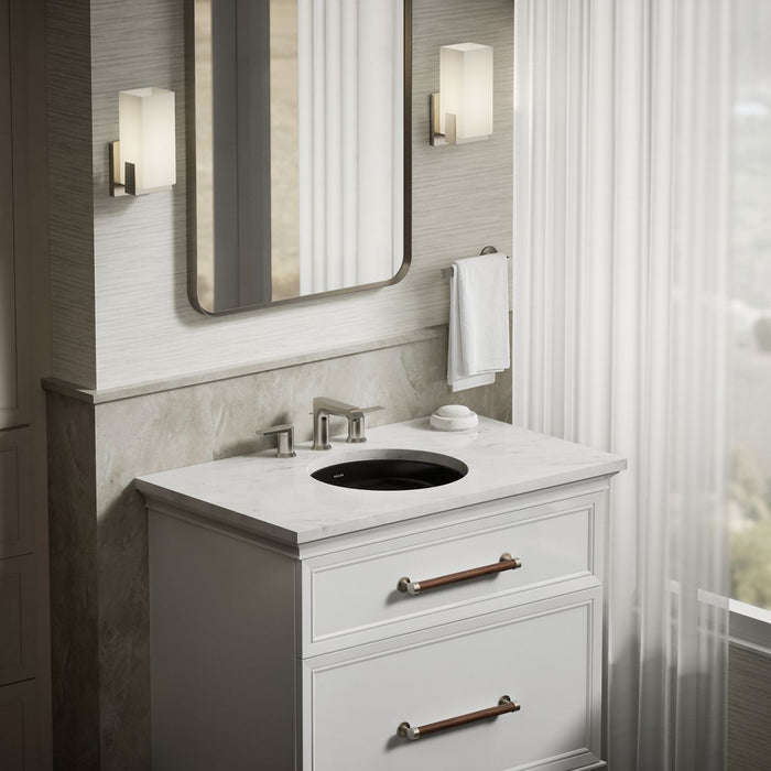 Kohler Caxton 16-1/8" round undermount bathroom sink, no overflow