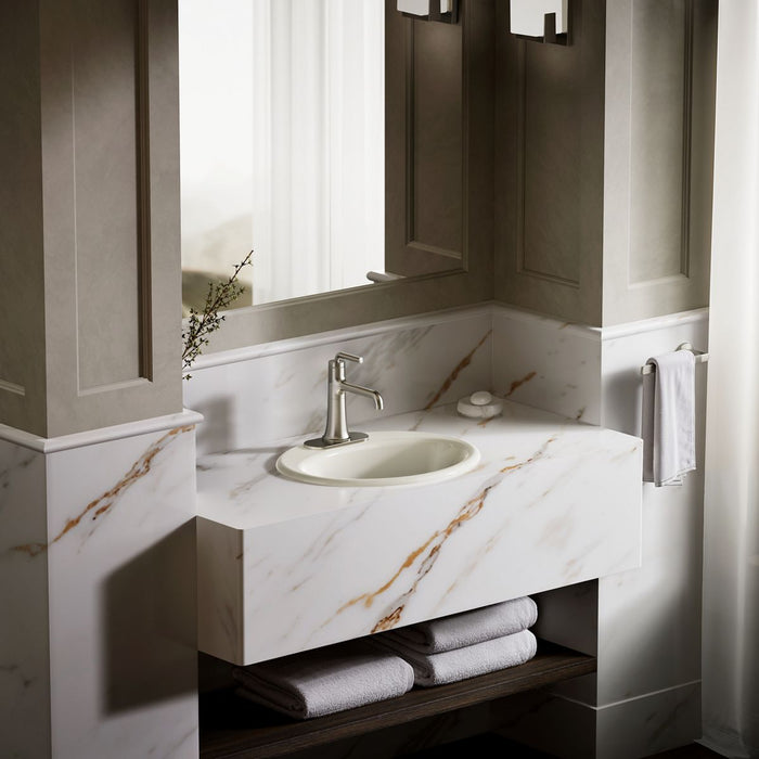 Kohler Farmington 19-1/4" oval drop-in bathroom sink