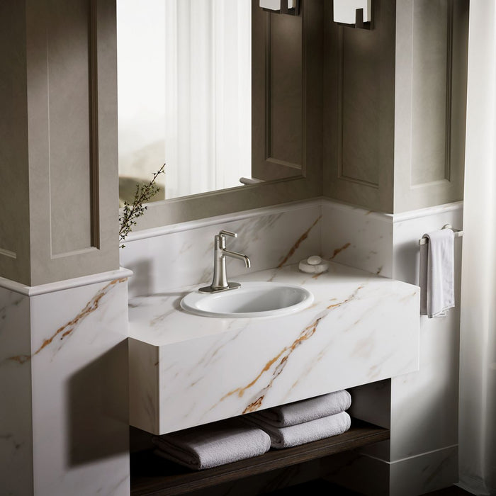 Kohler Farmington 19-1/4" oval drop-in bathroom sink