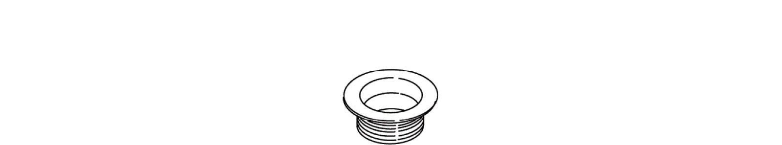 KOHLER K-29066 Strainer Body, Bath Drain
