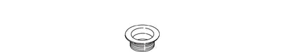 KOHLER K-29066 Strainer Body, Bath Drain