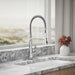 KOHLER Bellera Semi-professional kitchen sink faucet with three-function sprayhead