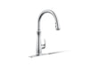 KOHLER K-29108 Bellera Touchless pull-down kitchen sink faucet with three-function sprayhead