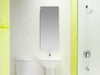 KOHLER K-2913-PG Catalan 15" W x 36-1/8" H aluminum single-door medicine cabinet with 107 degree hinge