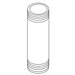KOHLER K-29161 Nipple, 1/2 NPT X 3 3/4
