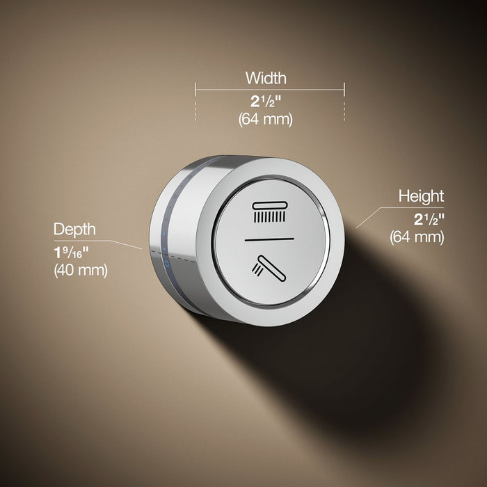 KOHLER DTV Mode Two-outlet shower digital interface