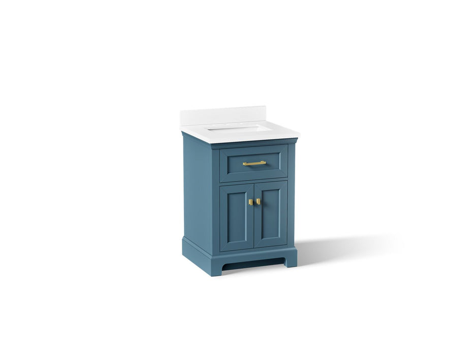 Kohler Charlemont 24" bathroom vanity cabinet with sink and quartz top