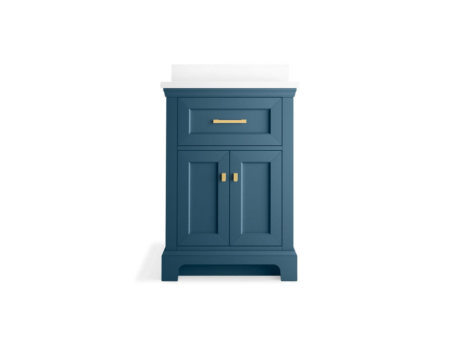 Kohler Charlemont 24" bathroom vanity cabinet with sink and quartz top