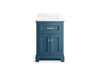 Kohler Charlemont 24" bathroom vanity cabinet with sink and quartz top