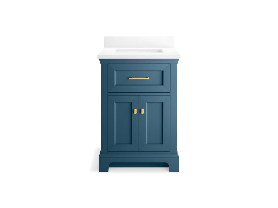Kohler Charlemont 24" bathroom vanity cabinet with sink and quartz top