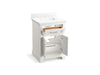 Kohler Charlemont 24" bathroom vanity cabinet with sink and quartz top