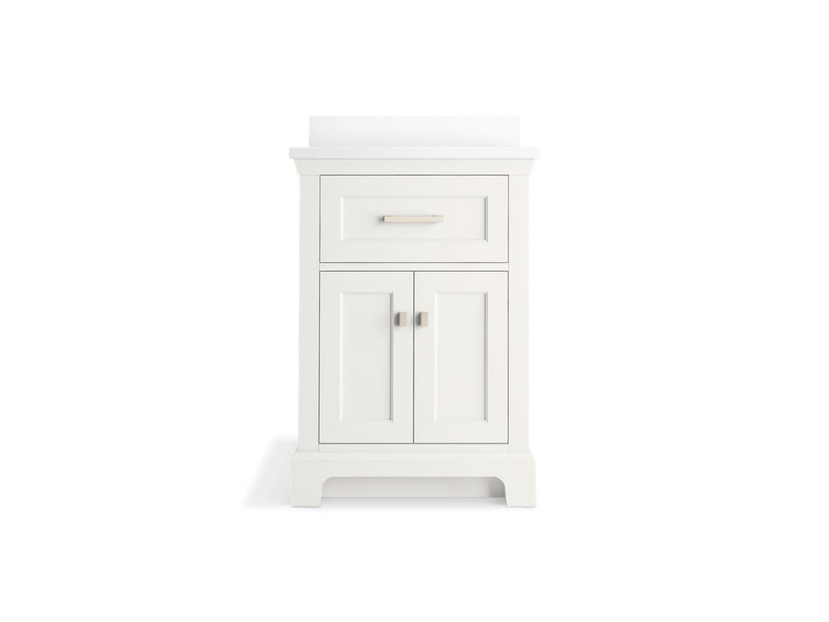 Kohler Charlemont 24" bathroom vanity cabinet with sink and quartz top