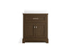 Kohler Charlemont 30" bathroom vanity cabinet with sink and quartz top
