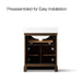 Kohler Charlemont 30" bathroom vanity cabinet with sink and quartz top