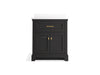 Kohler Charlemont 30" bathroom vanity cabinet with sink and quartz top