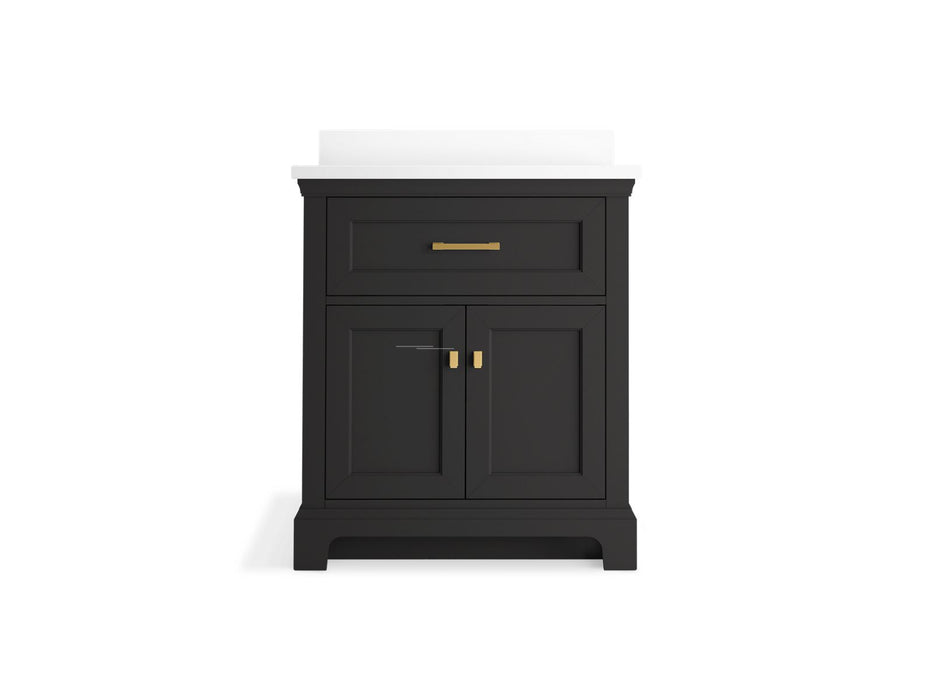 Kohler Charlemont 30" bathroom vanity cabinet with sink and quartz top
