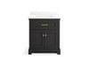 Kohler Charlemont 30" bathroom vanity cabinet with sink and quartz top