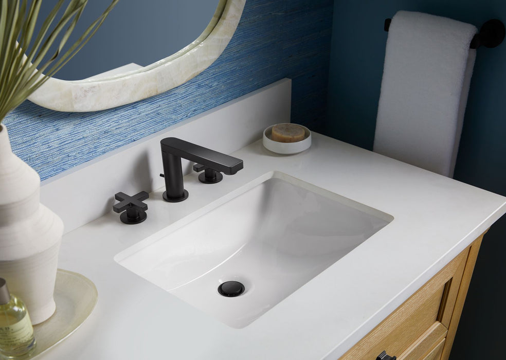 KOHLER K-29260-BD1 Charlemont 30" bathroom vanity cabinet with sink and quartz top
