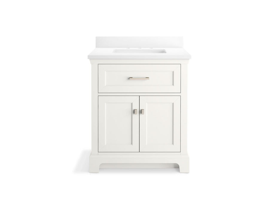 Kohler Charlemont 30" bathroom vanity cabinet with sink and quartz top